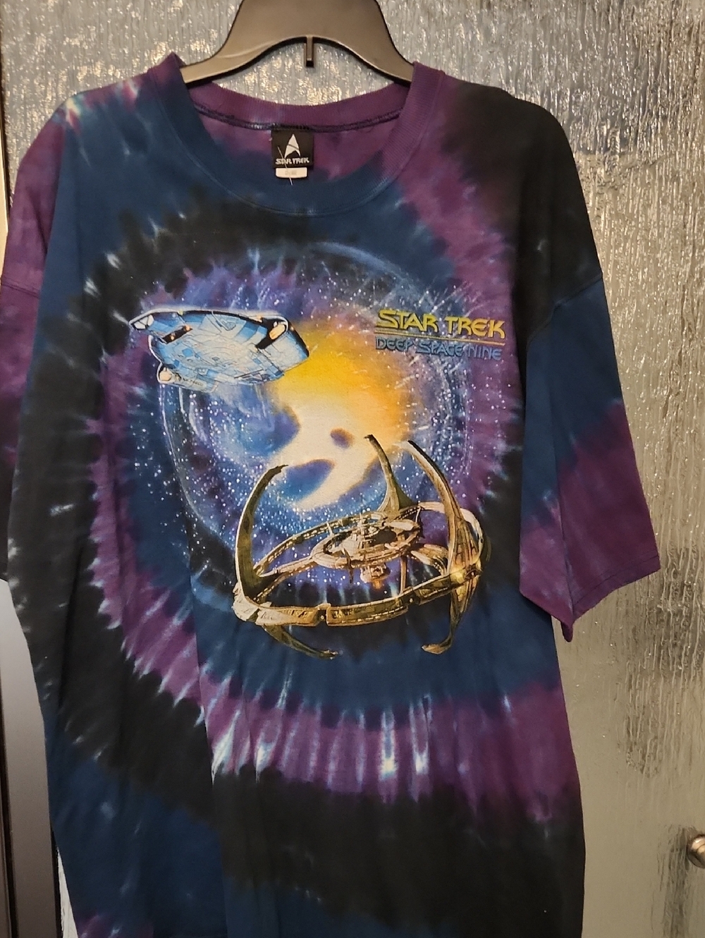 Star Trek Tie-Dye Short Sleeve Tee - Purple/Blue (NWOT, size XXL)